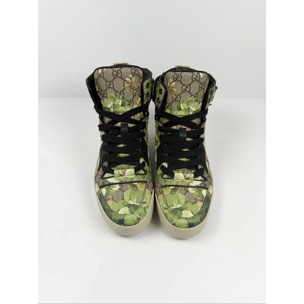 Size 8.5US - Gucci High Top Monogram Blooms